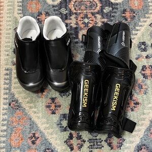 Carter's Soccer Cleats and Shin Guards